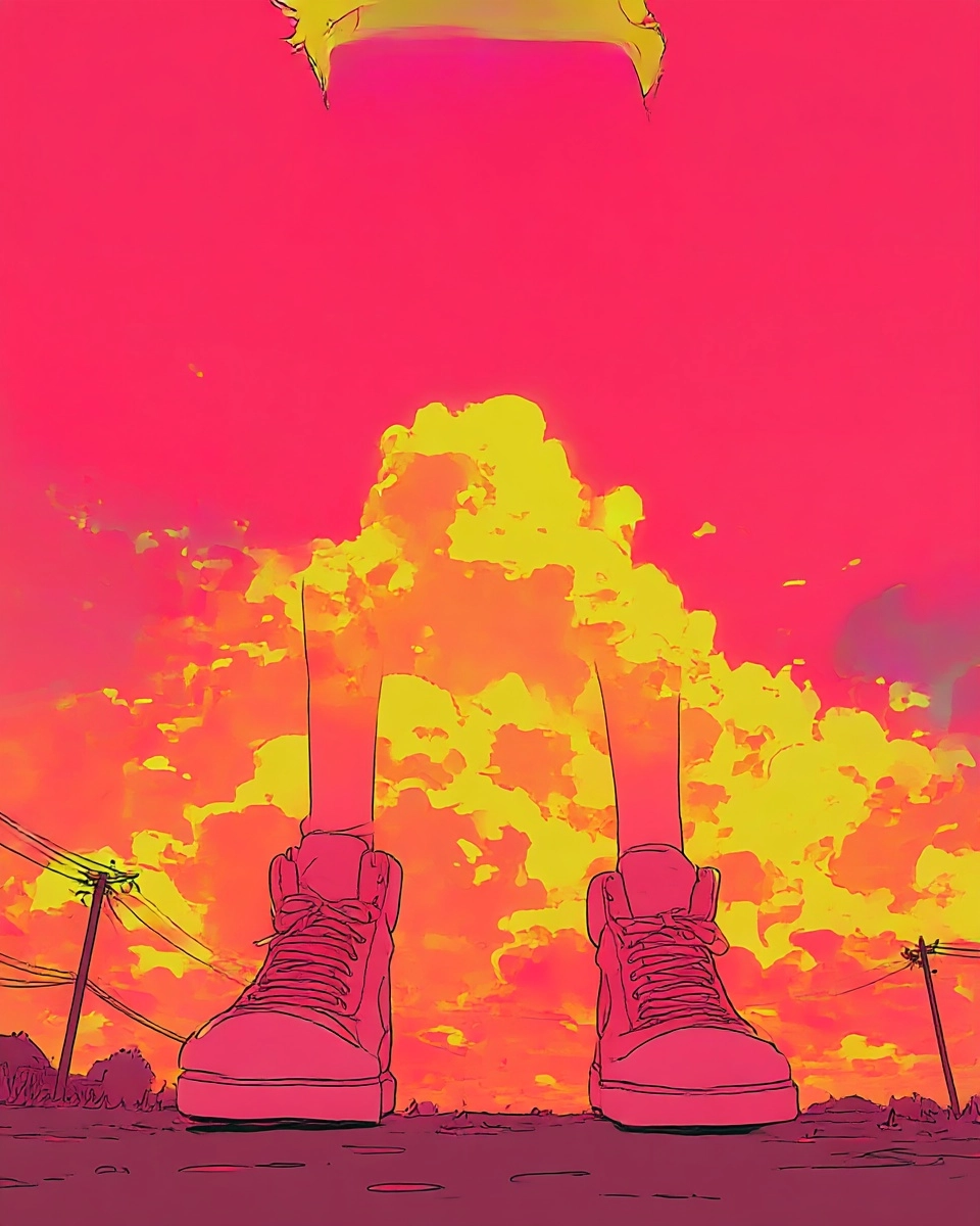 Midjourney SREF 3283 Neon Wanderer — sample image 3
