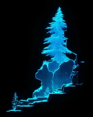 Midjourney SREF 329 Neon Nocturne — sample image 3