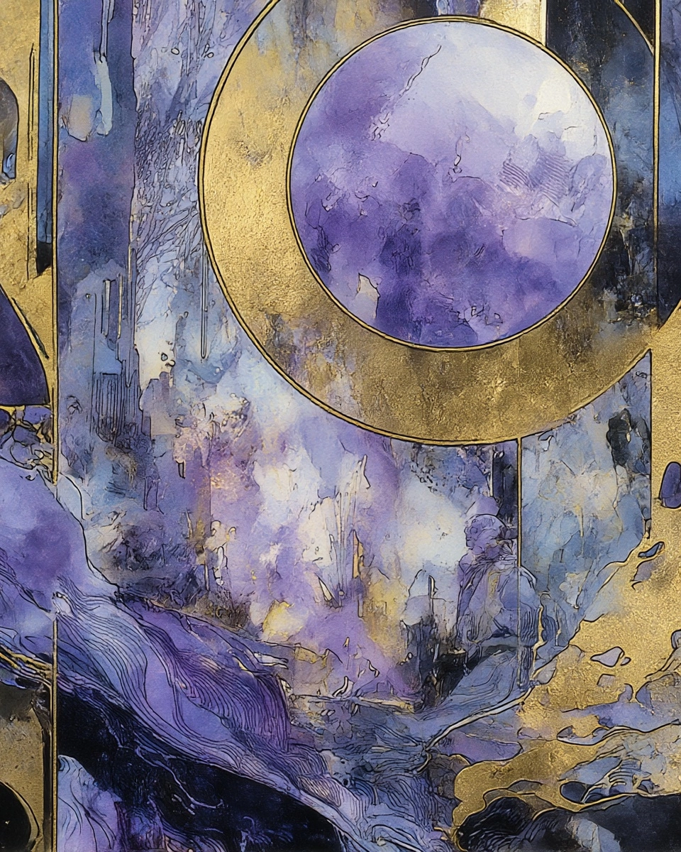 Midjourney SREF 3309 Gilded Reverie — Watercolor Ethereal