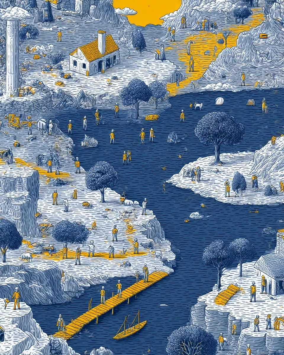 Midjourney SREF 3330 Urban Utopia — sample image 2