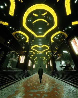 Midjourney SREF 336 Neon Metropolis — sample image 4