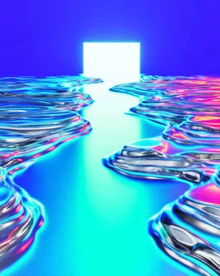 Midjourney SREF 338 Neon Liquescence — sample image 3
