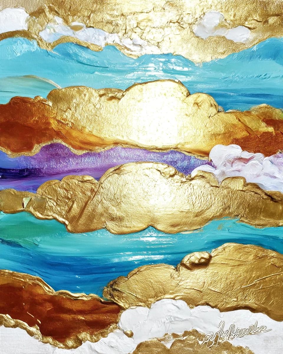 Midjourney SREF 3410 Gilded Reverie — sample image 2