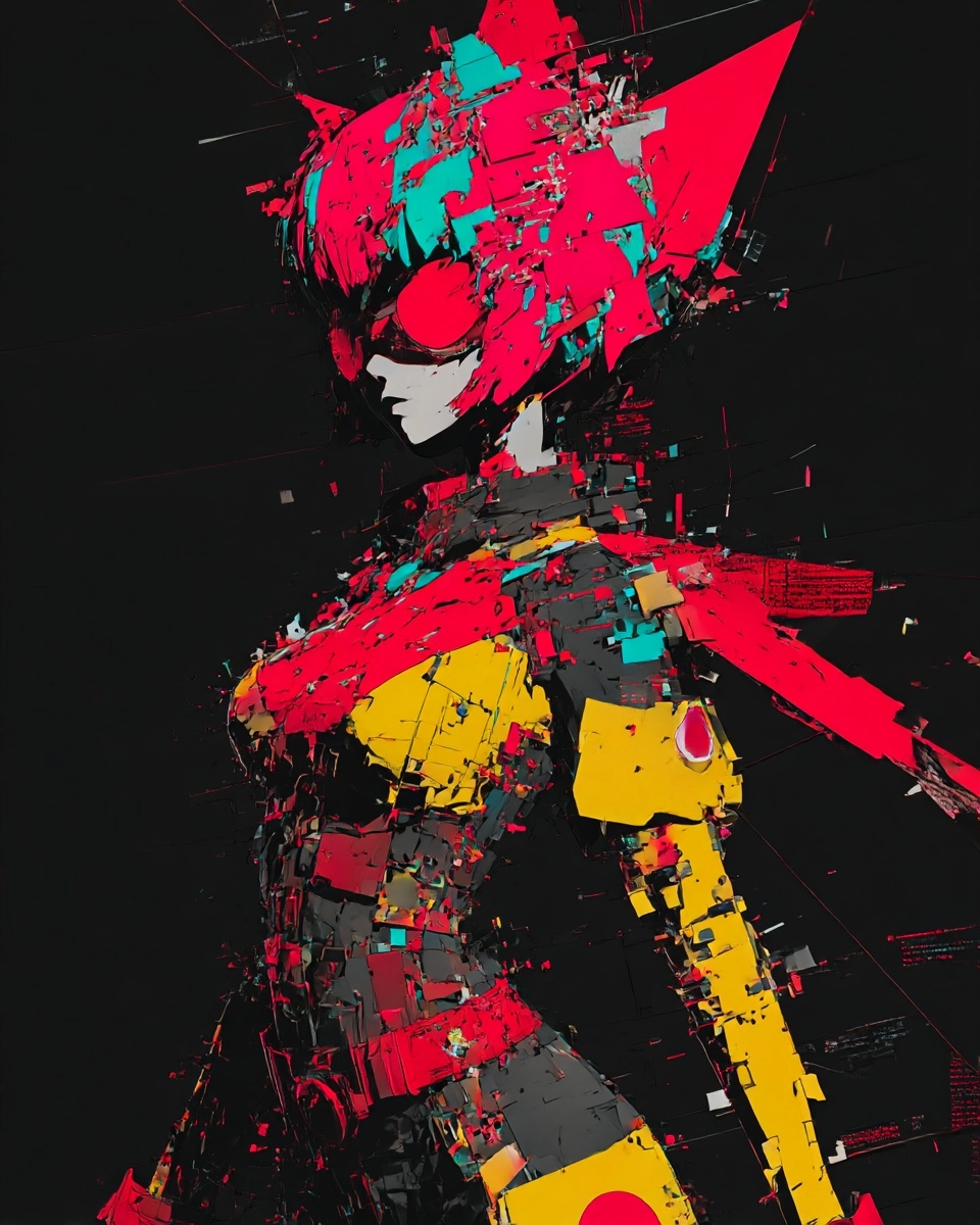 Midjourney SREF 3429 Digital Punk Monster — sample image 3