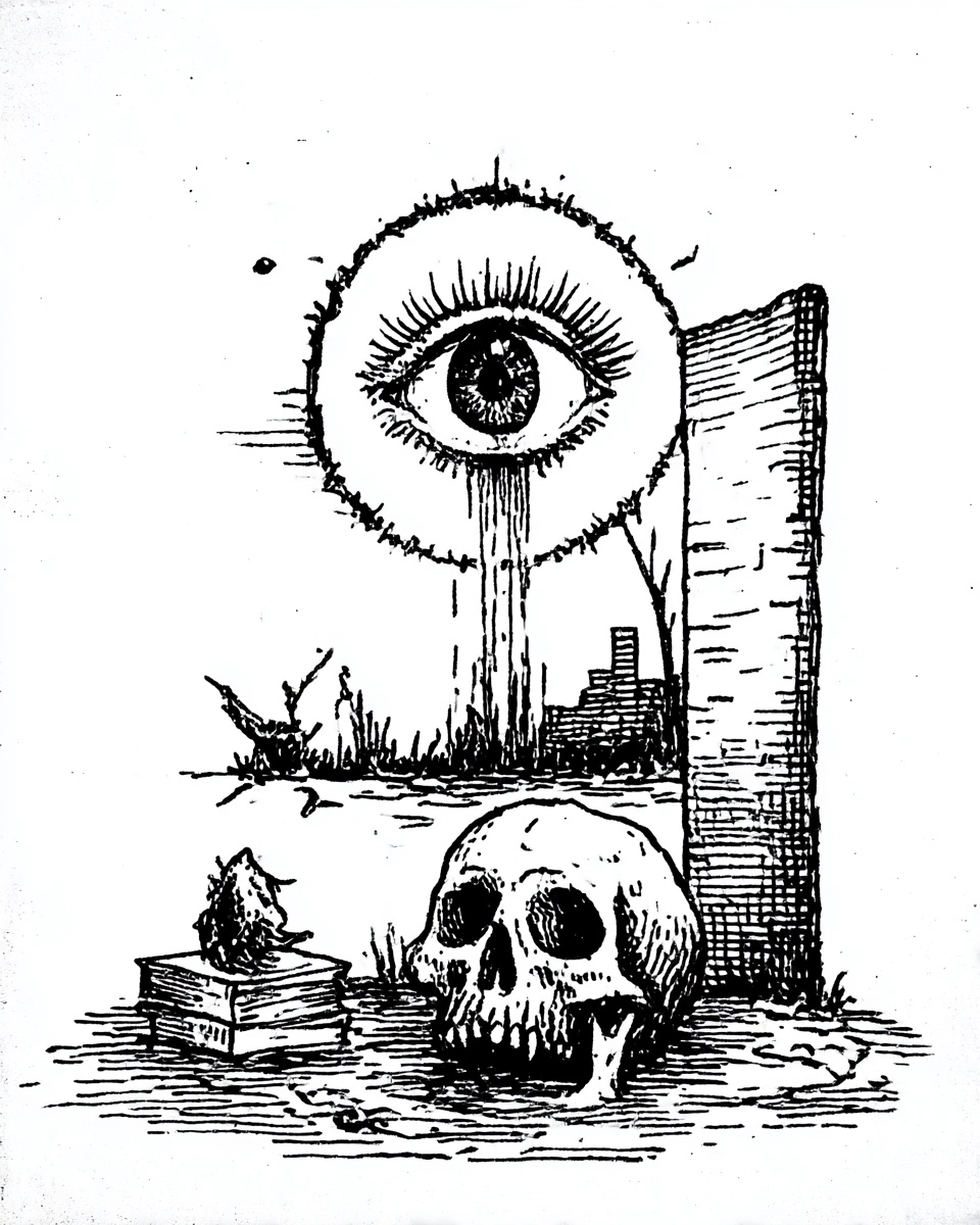 Midjourney SREF 3437 Skeletal Visions — sample image 3
