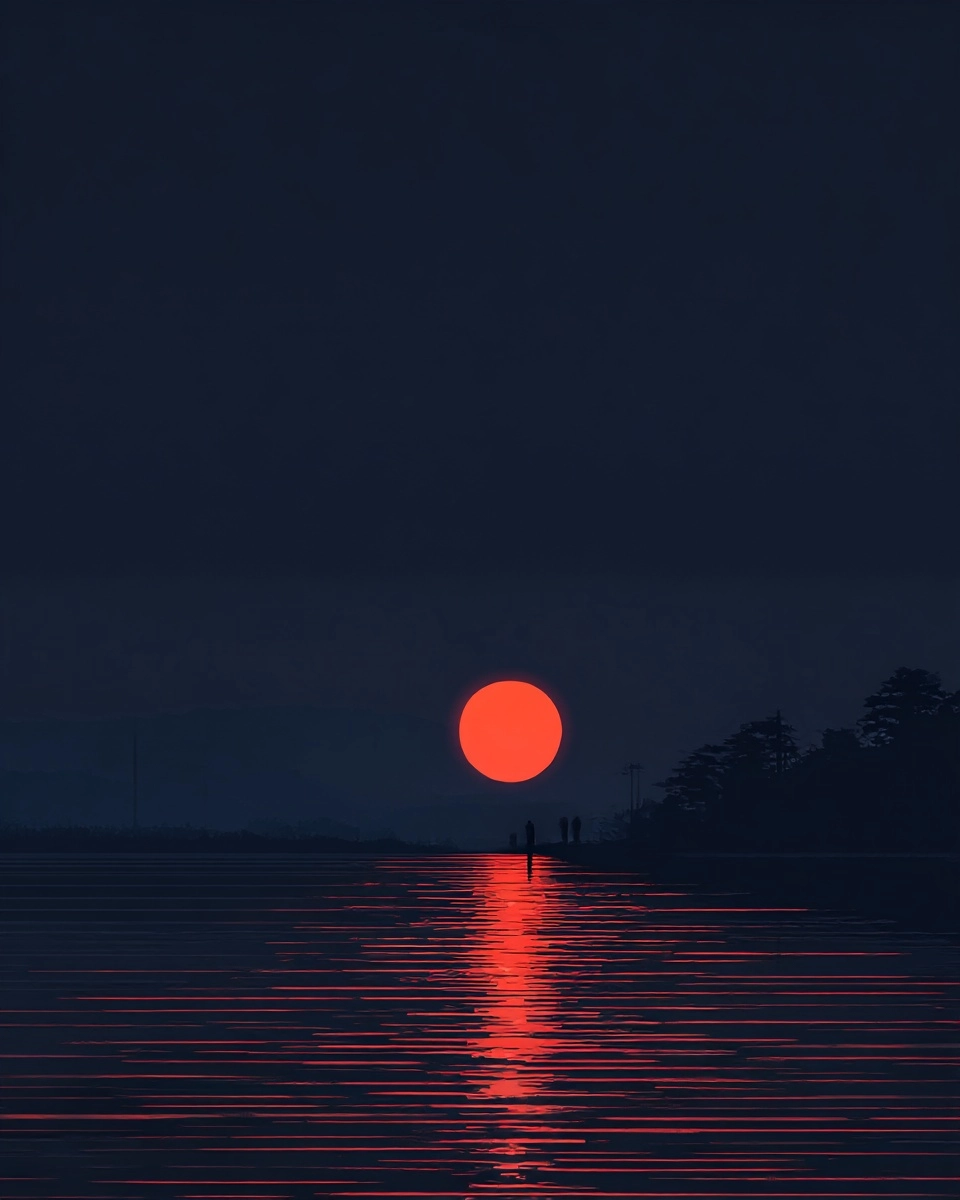 Midjourney SREF 3443 Crimson Dusk — sample image 2