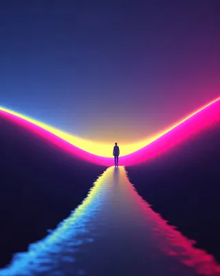 Midjourney SREF 348 Neon Wanderer — sample image 4