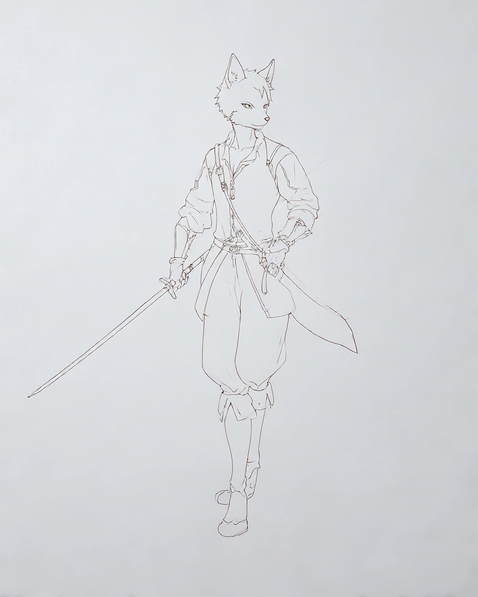 Midjourney SREF 3500 Ethereal Warrior — Anime Elegant