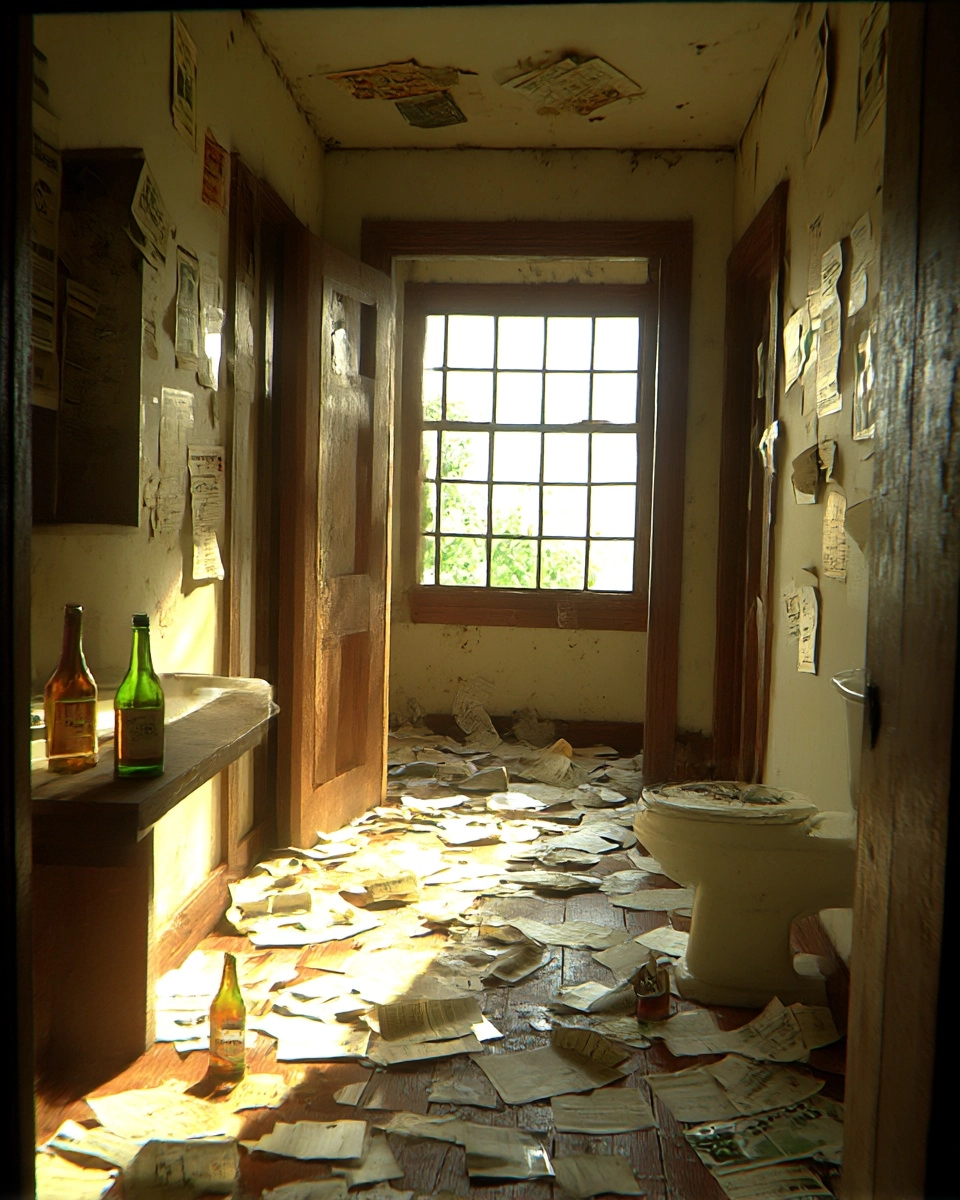 Midjourney SREF 3506 Suburban Decay — Cinematic & 3D Melancholic