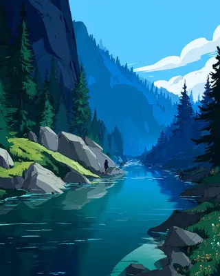 Midjourney SREF 353 Tranquil Waters — sample image 3
