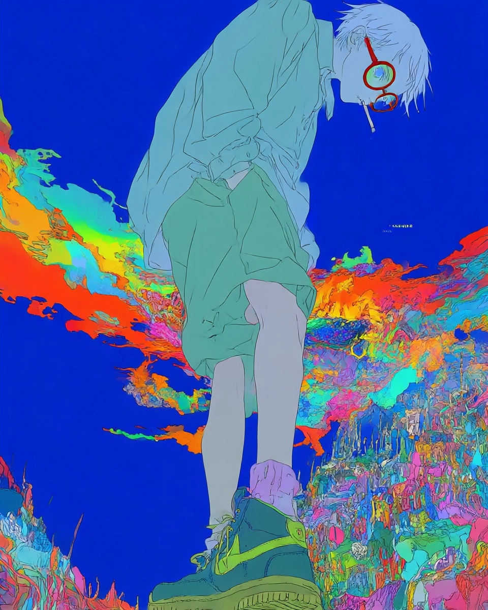 Midjourney SREF 3547 Neon Daydream — sample image 3
