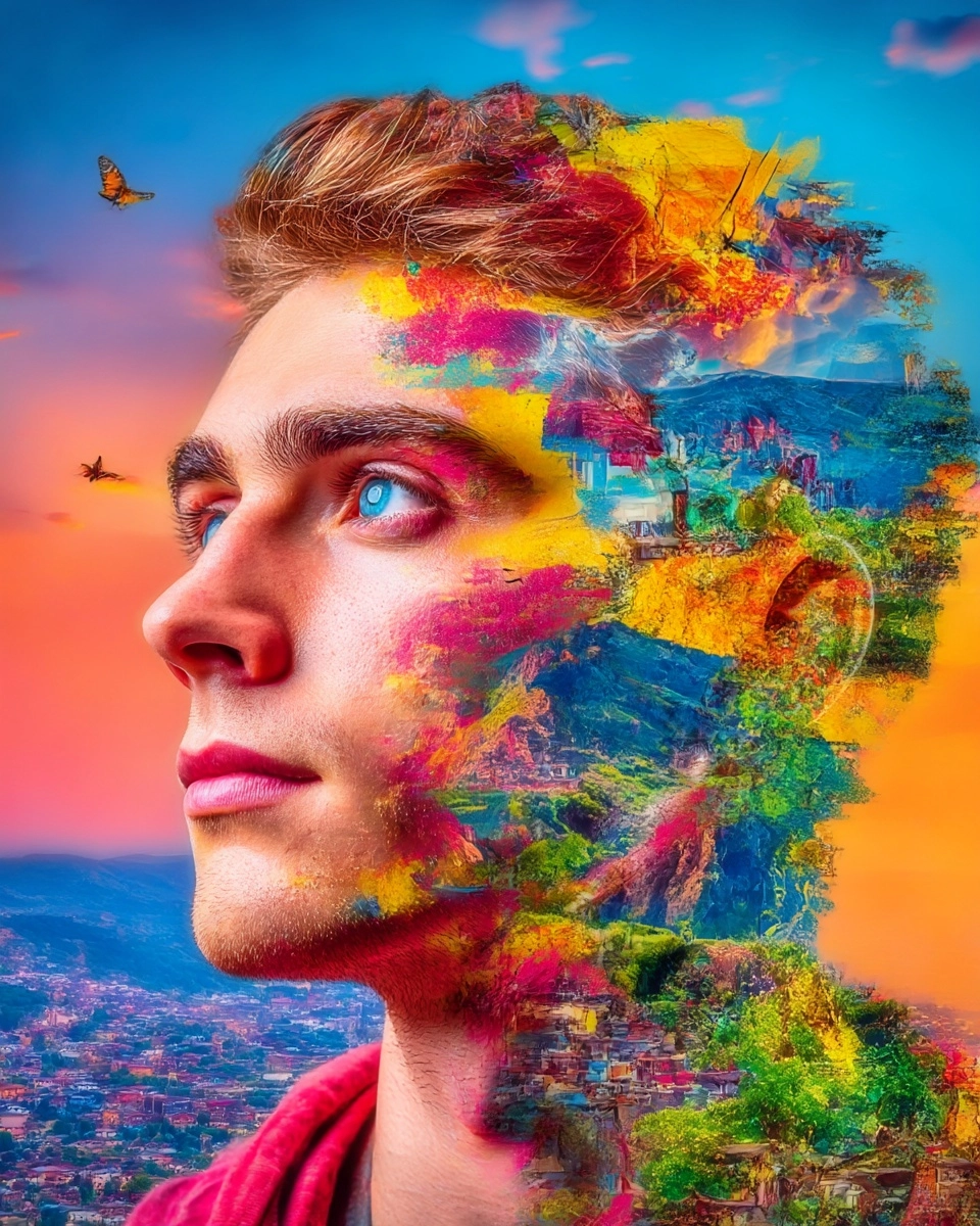 Midjourney SREF 3597 Chromatic Soul — Street & Experimental Whimsical
