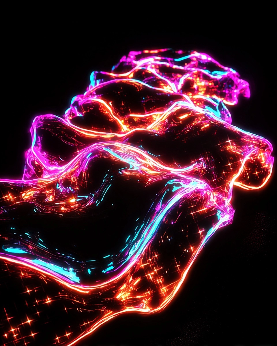 Midjourney SREF 3601 Neon Genesis — Digital Illustration Futuristic
