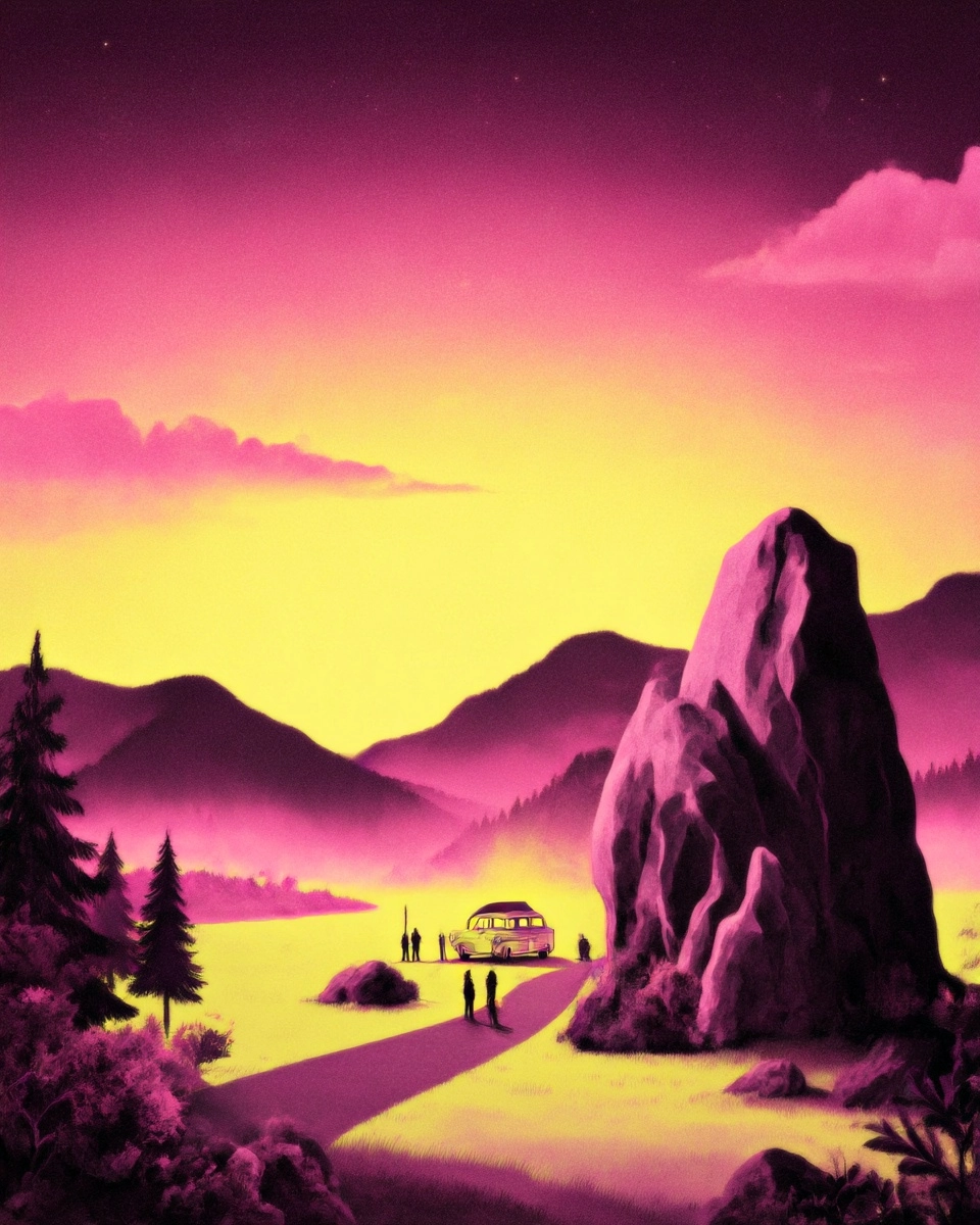 SREF 3687 Neon Wilderness