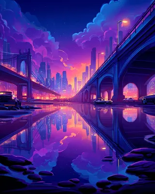 Midjourney SREF 369 Neon Dreams — Digital Illustration Ethereal