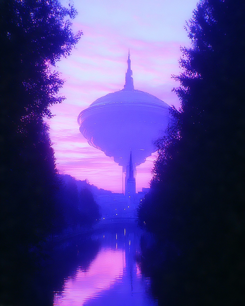 Midjourney SREF 3690 Neon Reverie — sample image 4