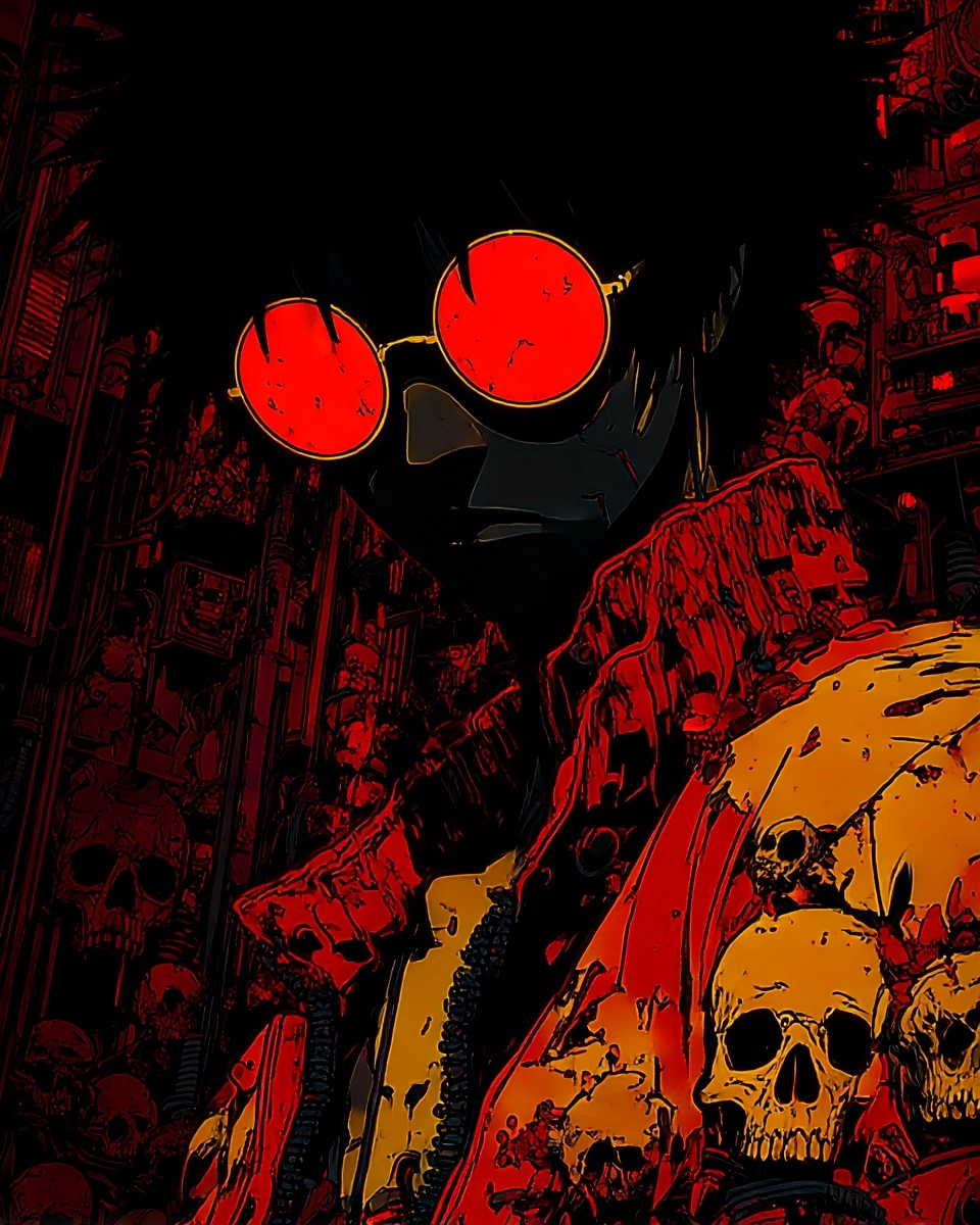 Midjourney SREF 3715 Crimson Requiem — sample image 4