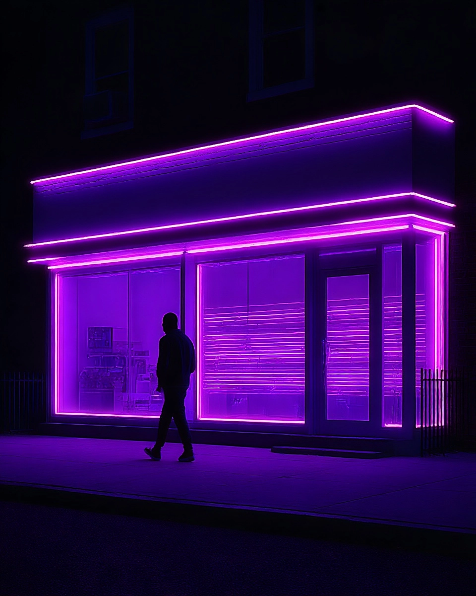 Midjourney SREF 3728 Neon Solitude — Cyberpunk Mysterious