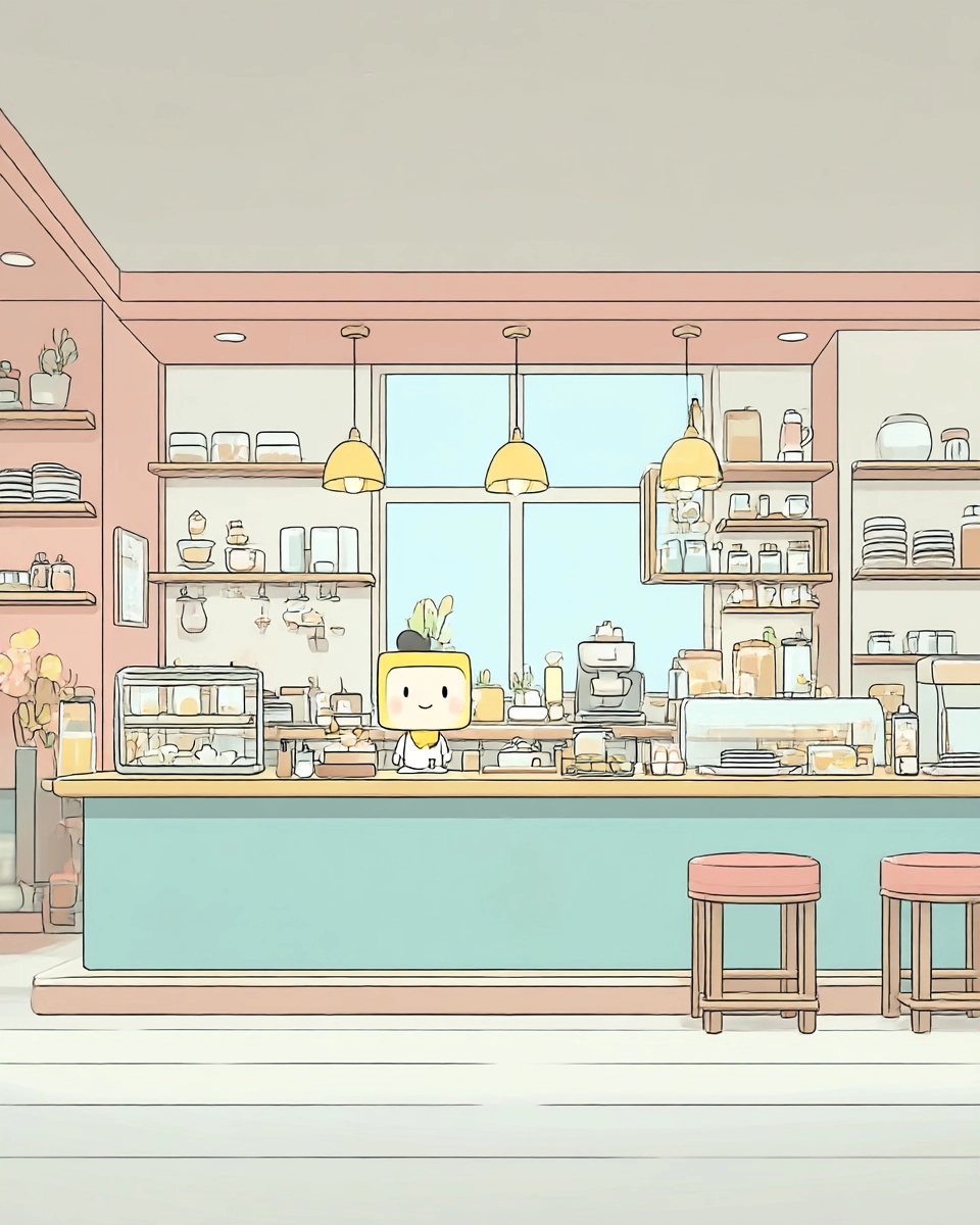 Midjourney SREF 3764 Cozy Coffee Dreams — Anime Whimsical