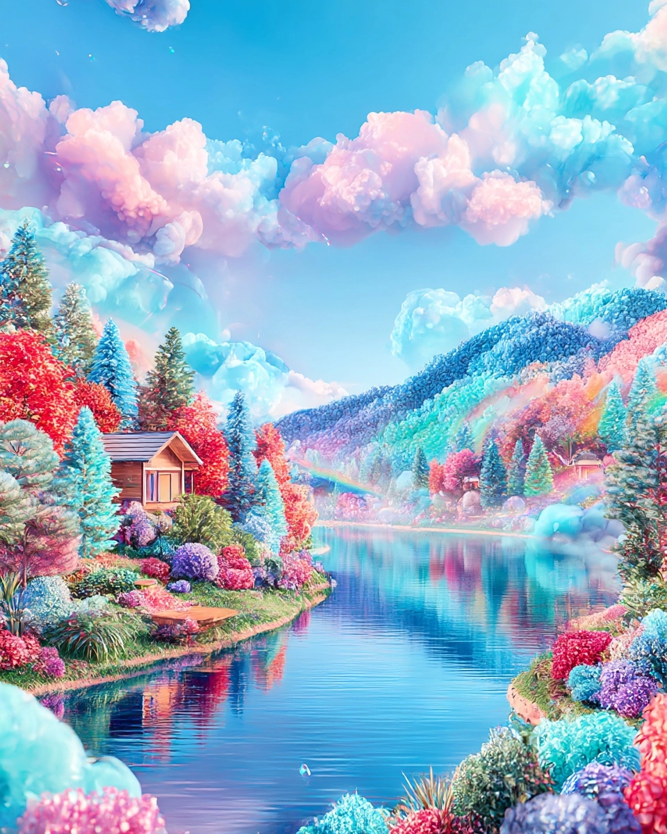 SREF 3774 Candy Dream Landscapes
