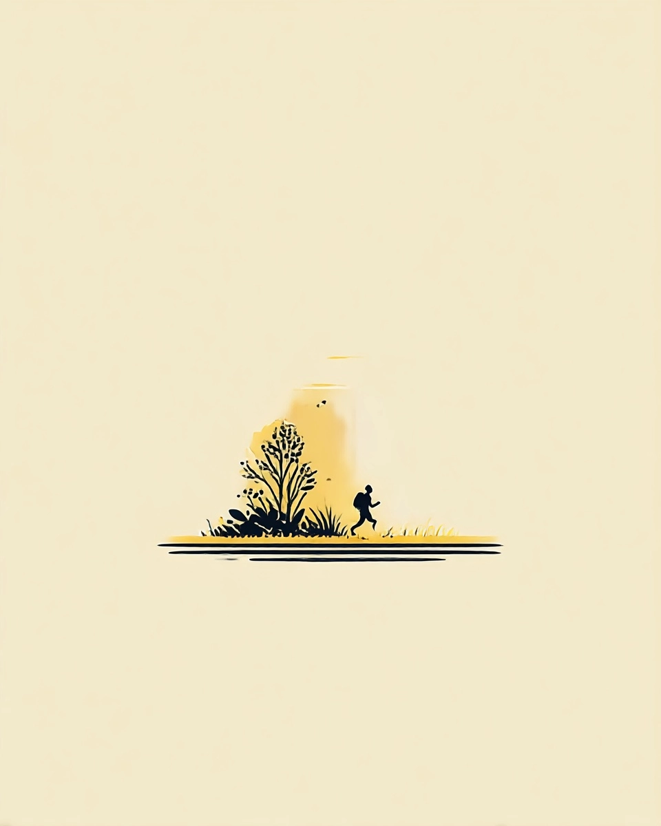 Midjourney SREF 3794 Wilderness Wanderer — Minimalist Serene