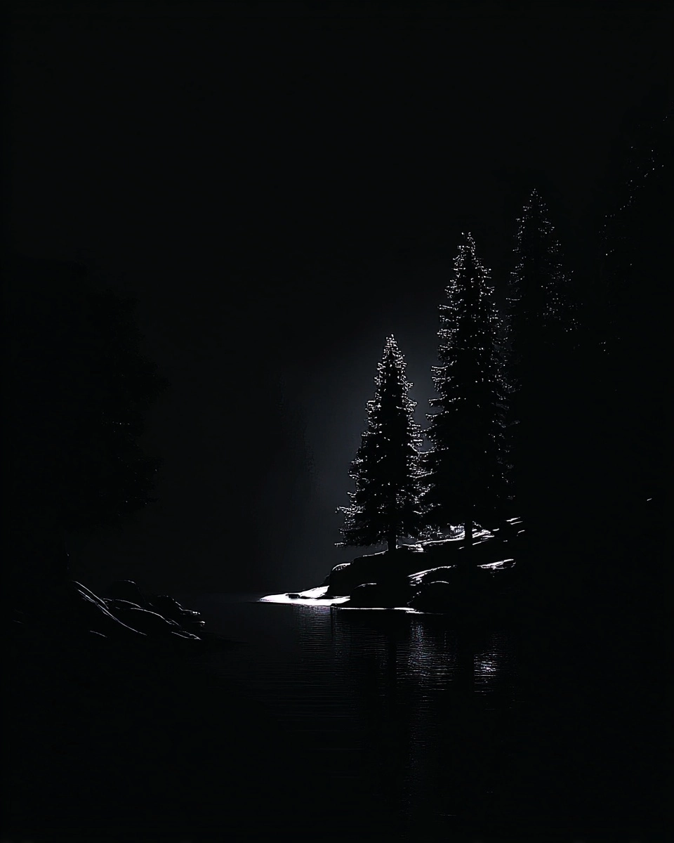 Midjourney SREF 3800 Nocturnal Solitude — sample image 2