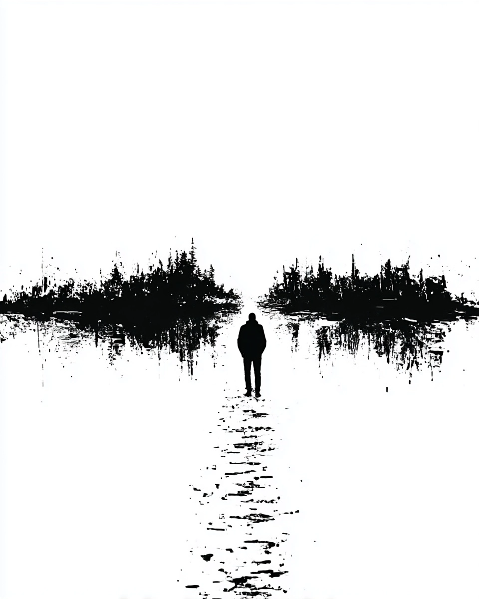 Midjourney SREF 3816 Solitary Wanderer — sample image 3