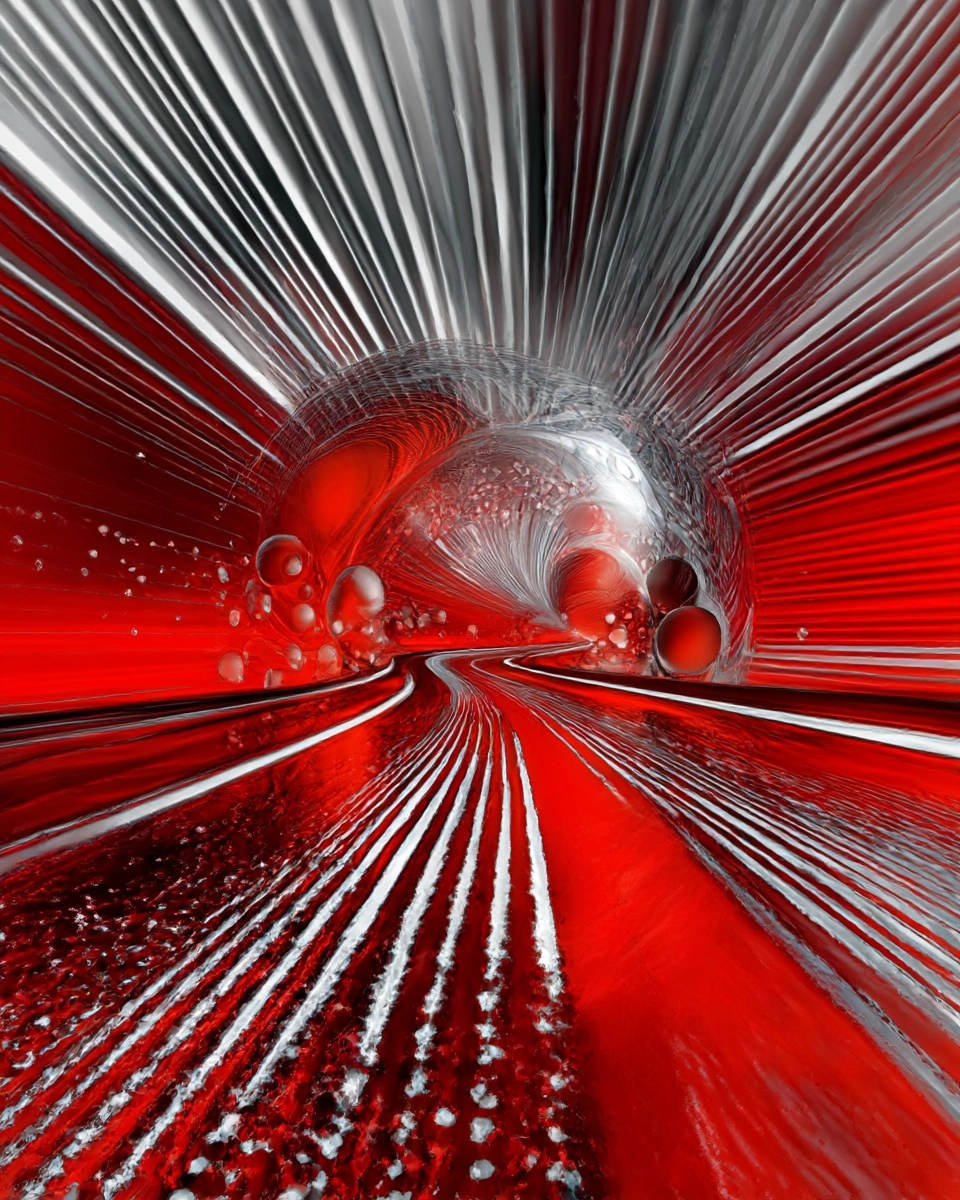 Midjourney SREF 3847 Crimson Consciousness — sample image 2