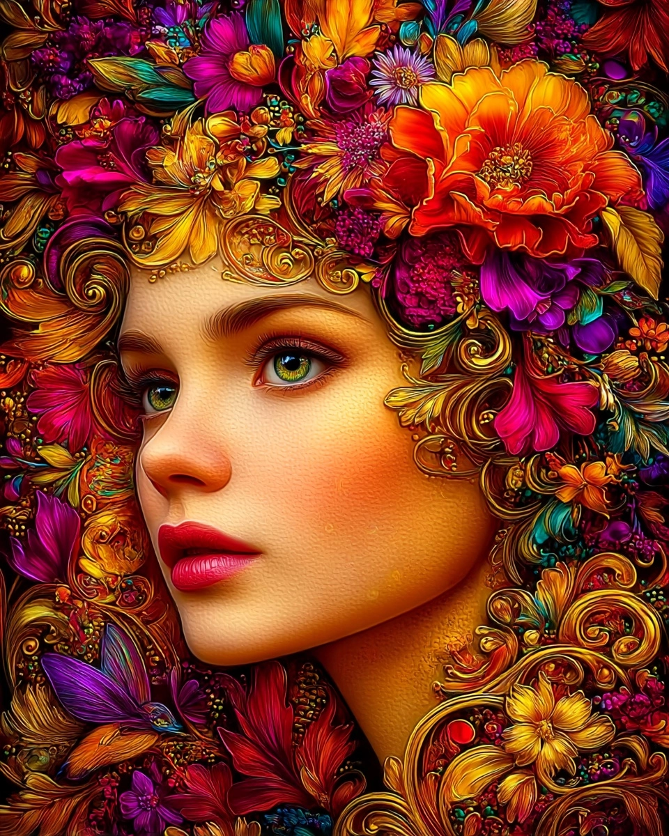 SREF 3855 Floral Enchantress