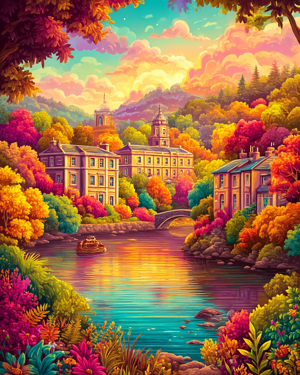 Midjourney SREF 3860 Chromatic Paradise — sample image 2