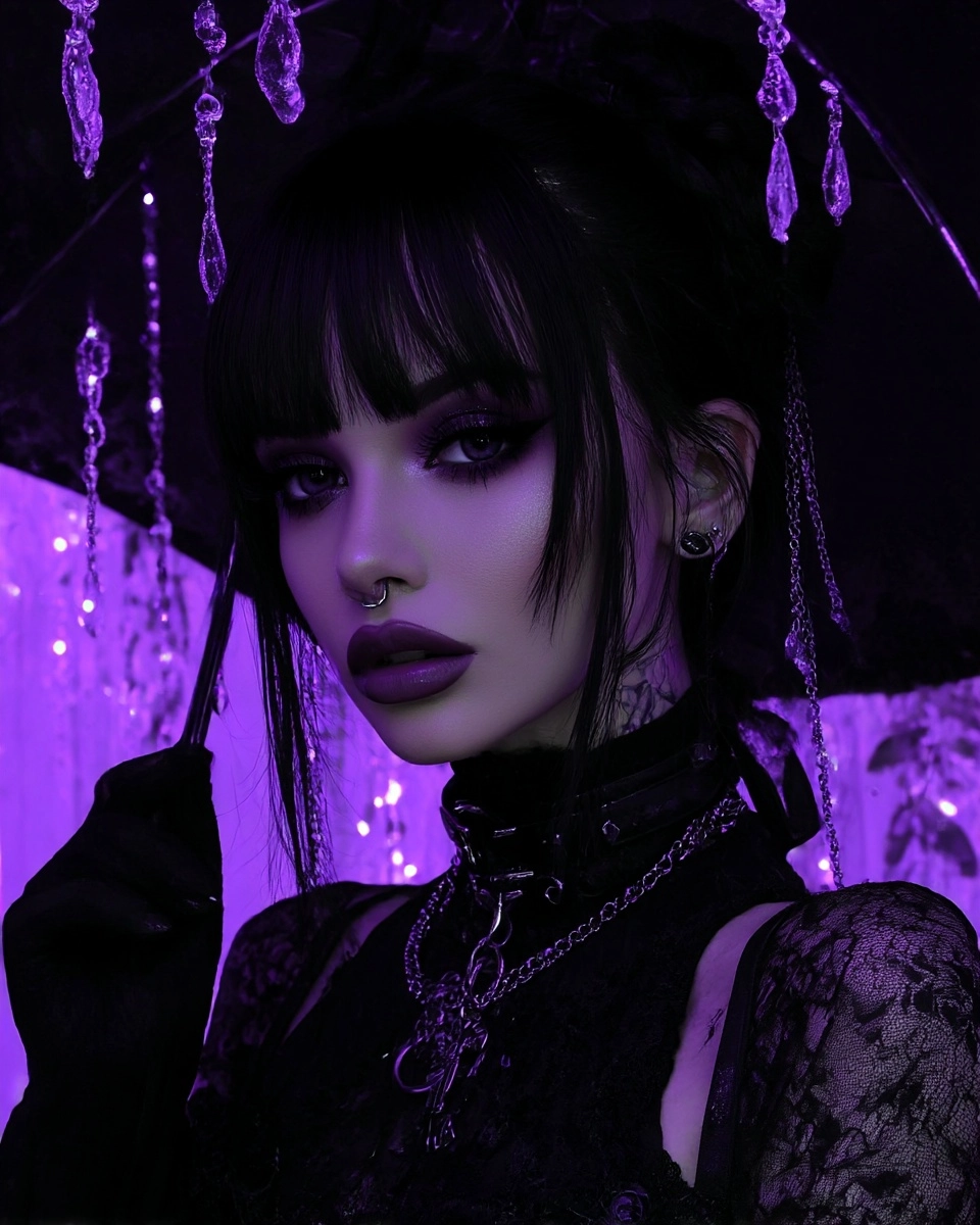 Midjourney SREF 3879 Neon Rebellion — sample image 2