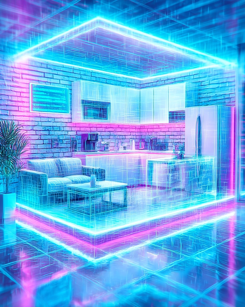 Midjourney SREF 3882 Neon Metropolis — sample image 2