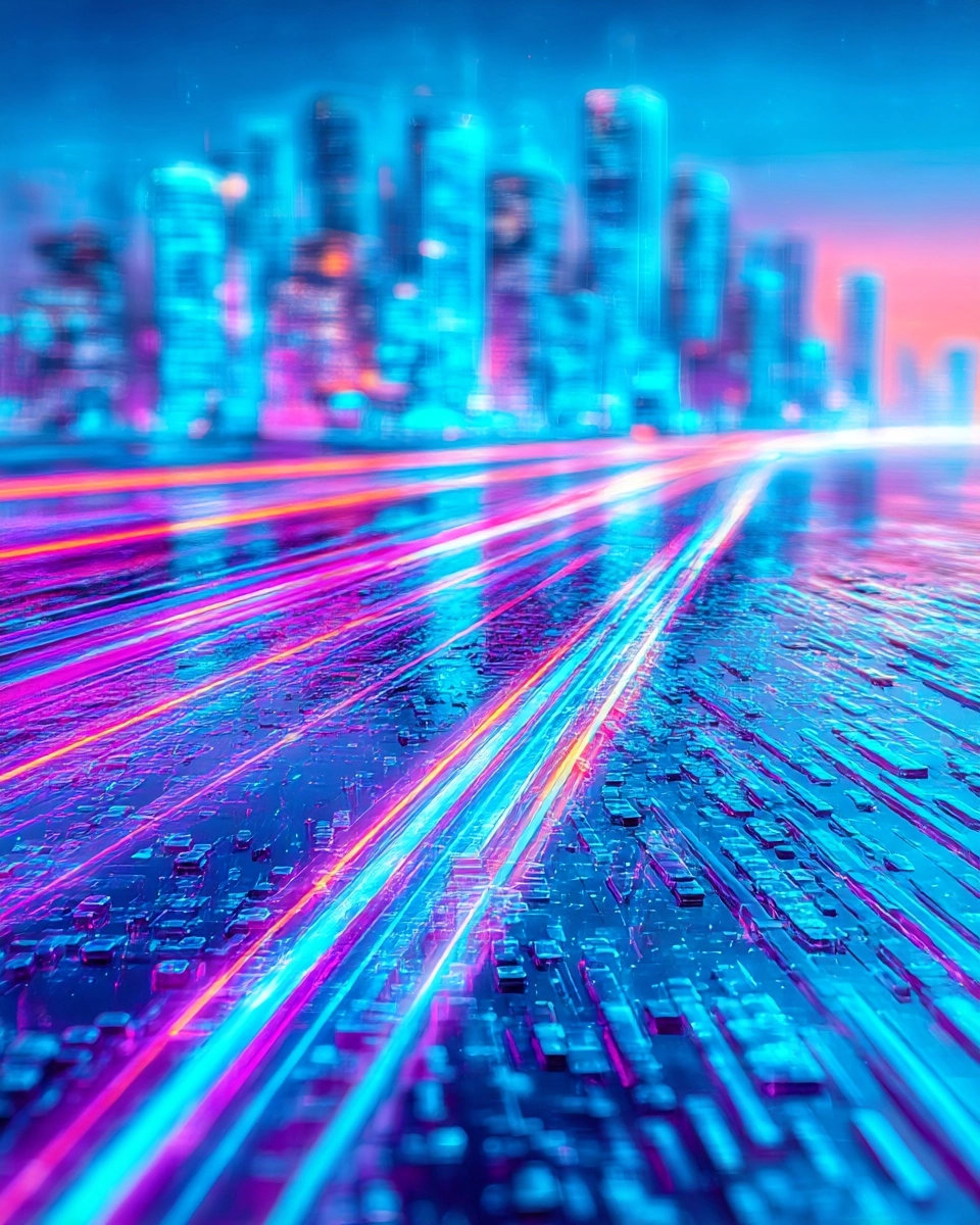 Midjourney SREF 3882 Neon Metropolis — sample image 3