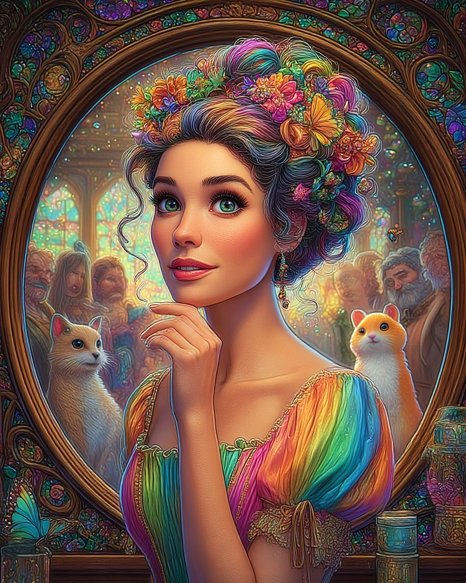 Midjourney SREF 3937 Enchanted Reverie — Digital Illustration Whimsical