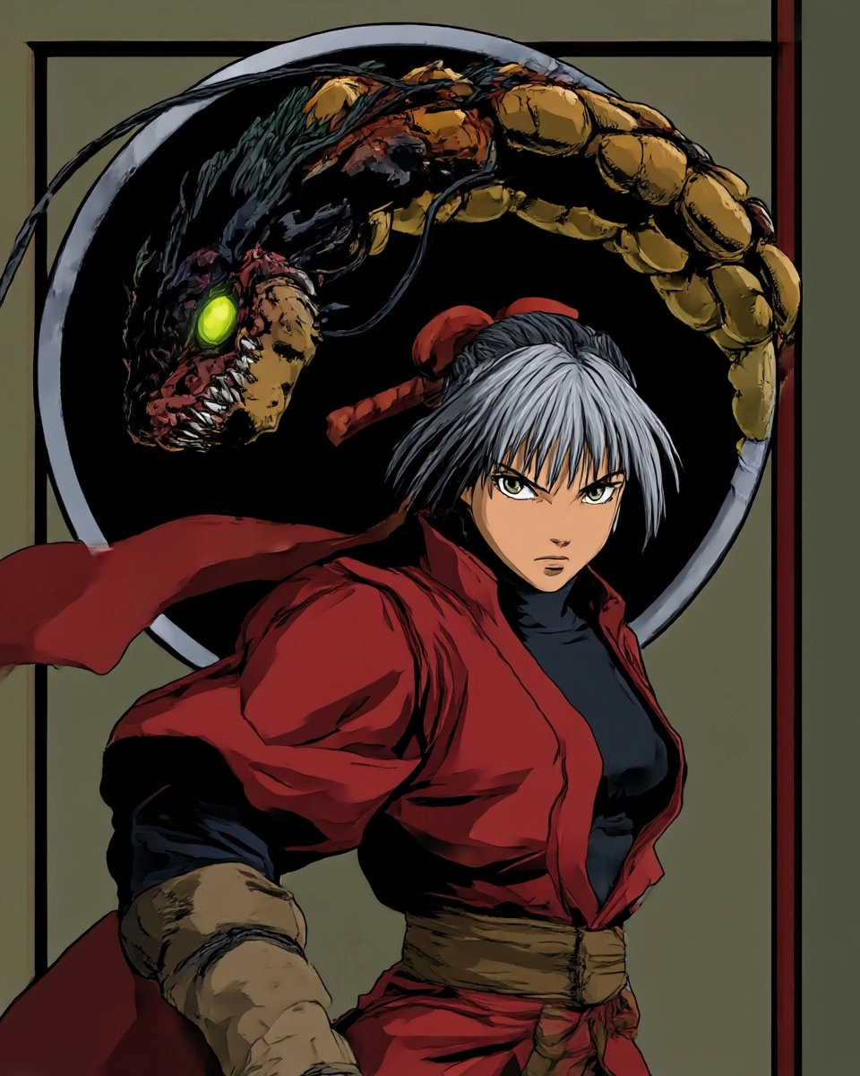 Midjourney SREF 3946 Red Warrior Legacy — sample image 3