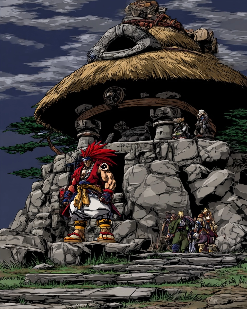 Midjourney SREF 3946 Red Warrior Legacy — sample image 4