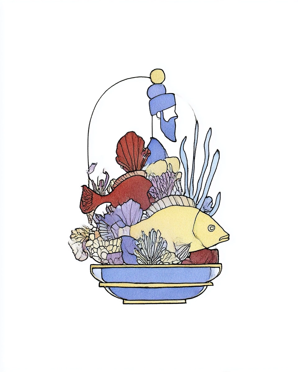 Midjourney SREF 3970 Aquatic Dreams — sample image 4