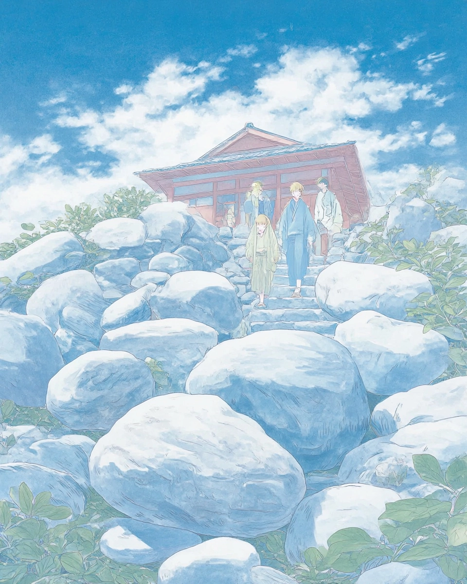 Midjourney SREF 3977 Peaceful Wanderings — Anime Serene