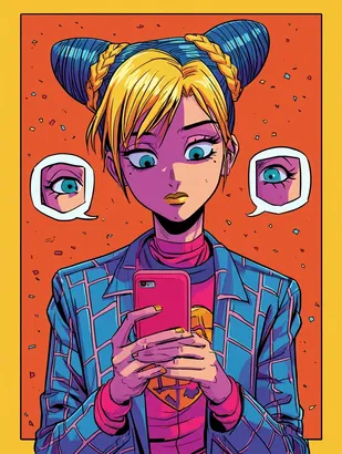 Midjourney SREF 4006 Neon Youth Chronicles — sample image 3