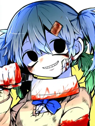 Midjourney SREF 4017 Psychotic Schoolgirl — sample image 2