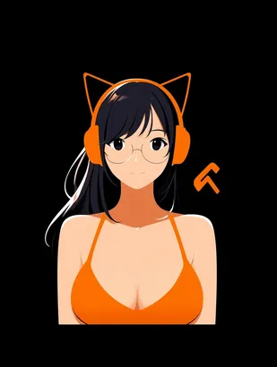 Midjourney SREF 4028 Orange Ears — sample image 2