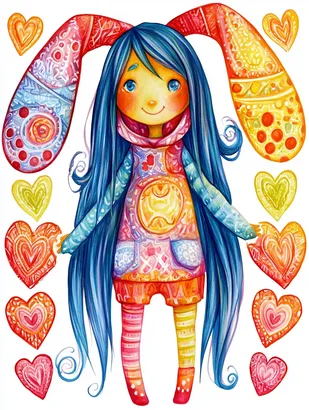 Midjourney SREF 4036 Whimsical Heart Dreamers — sample image 3