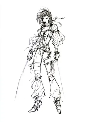 Midjourney SREF 4049 Ethereal Warrior — sample image 4
