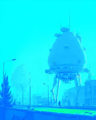 Midjourney SREF 405 Cyan Odyssey — sample image 3