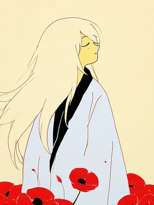 Midjourney SREF 4095 Anime Elegance — sample image 2