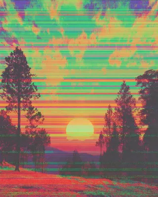 Midjourney SREF 411 Neon Wilderness — sample image 2