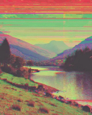 Midjourney SREF 411 Neon Wilderness — sample image 4