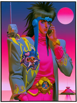 Midjourney SREF 4117 Neon Majesty — sample image 2
