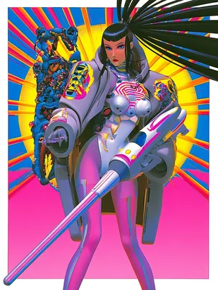 Midjourney SREF 4117 Neon Majesty — sample image 4