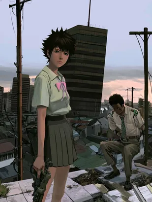 Midjourney SREF 4120 Tokyo Vigilante — sample image 3